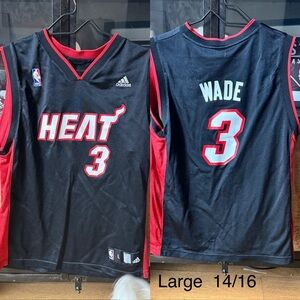 Dwayne Wade Miami Heat Jersey YL 14/16